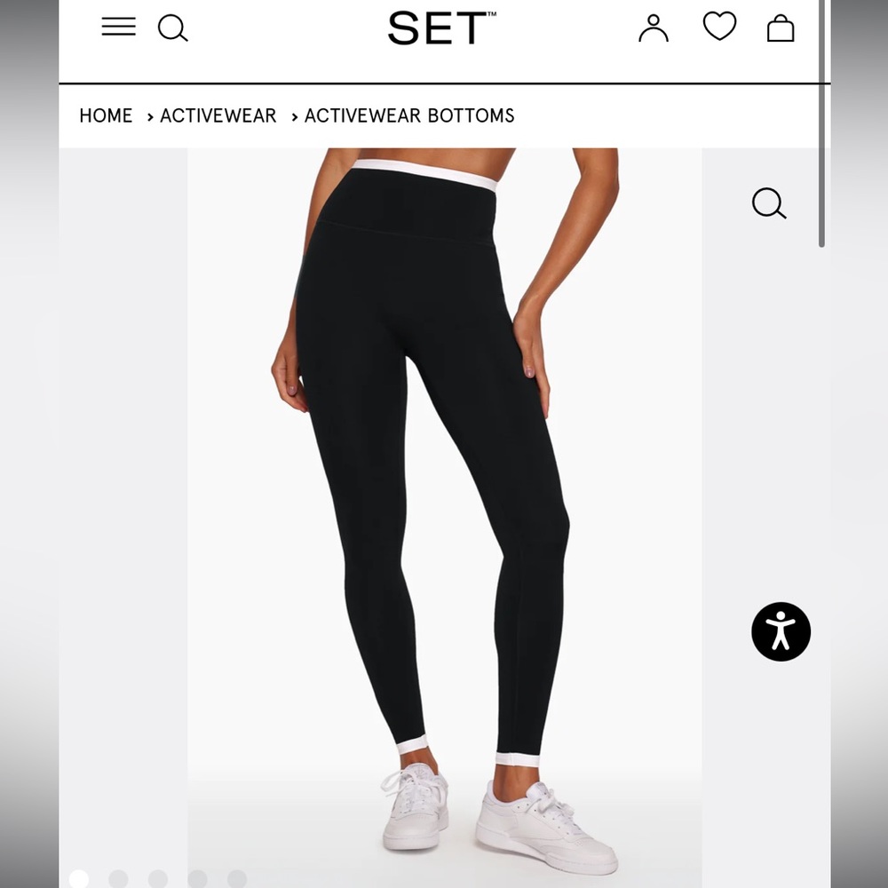SetActive sportbody leggings- contrast: NWT never worn.